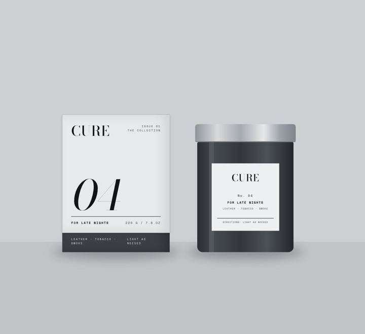 CURE box and jar design